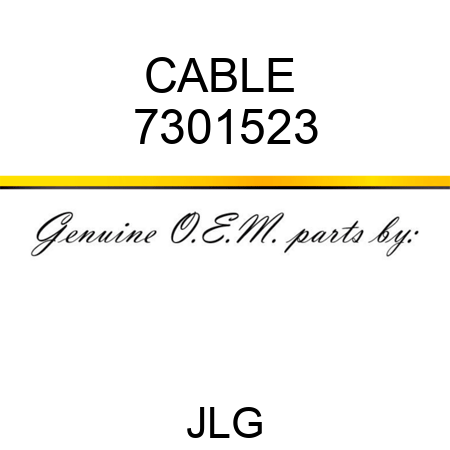 CABLE  7301523
