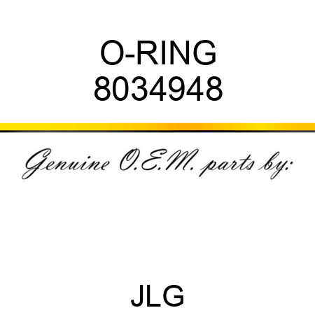 O-RING 8034948