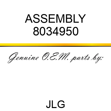 ASSEMBLY 8034950