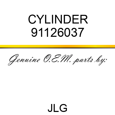 CYLINDER 91126037