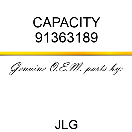 CAPACITY 91363189