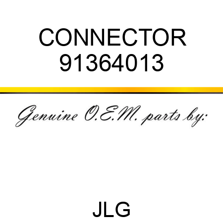 CONNECTOR 91364013