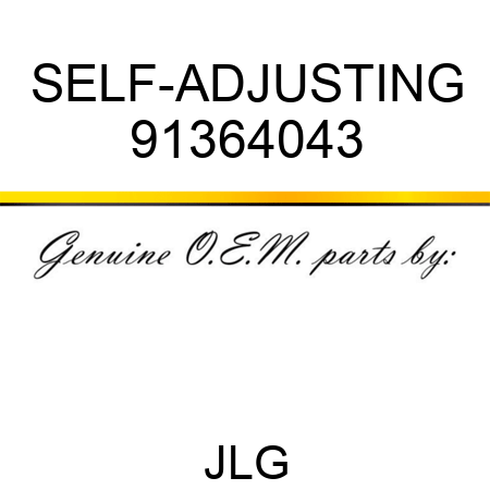 SELF-ADJUSTING 91364043