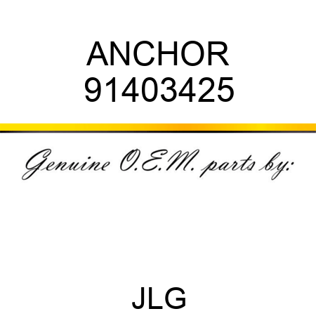 ANCHOR 91403425