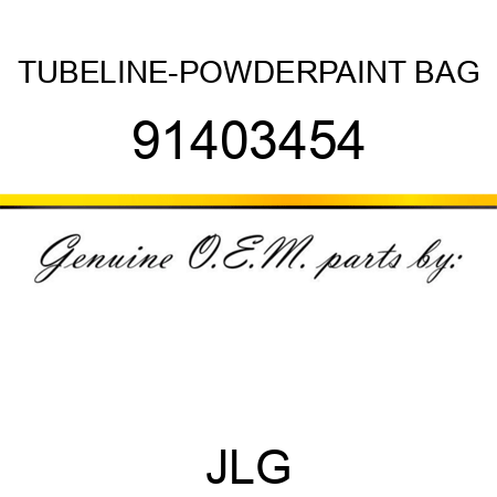 TUBELINE-POWDERPAINT BAG 91403454