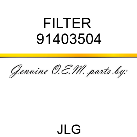 FILTER  91403504