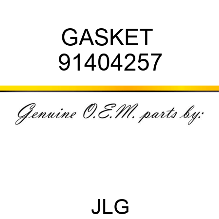GASKET  91404257