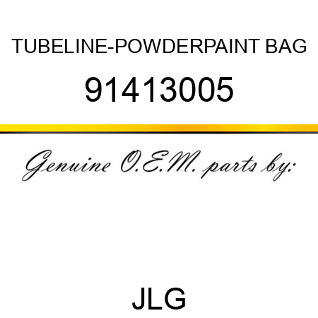 TUBELINE-POWDERPAINT BAG 91413005