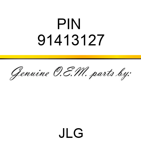 PIN  91413127