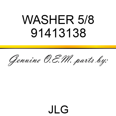 WASHER 5/8 91413138