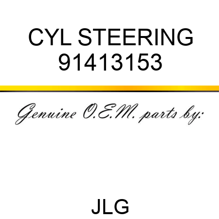 CYL STEERING 91413153