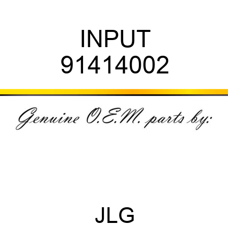 INPUT 91414002