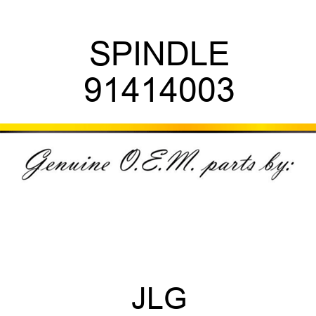 SPINDLE 91414003