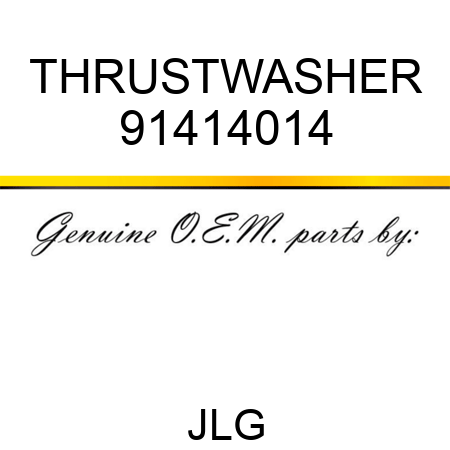 THRUSTWASHER 91414014