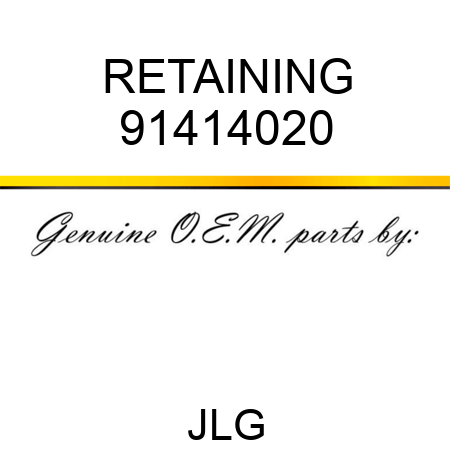 RETAINING 91414020