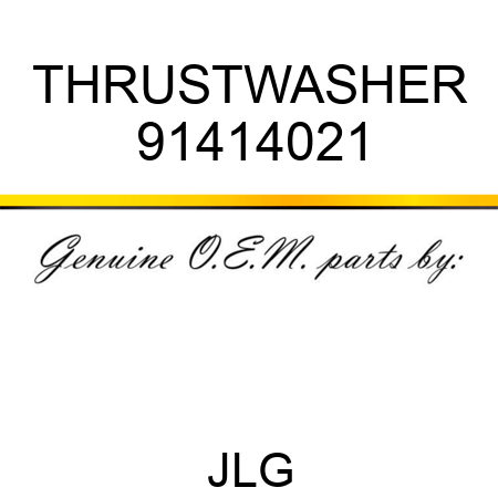 THRUSTWASHER 91414021