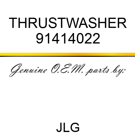 THRUSTWASHER 91414022