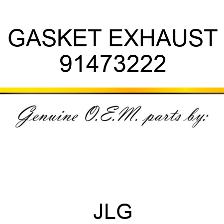 GASKET EXHAUST 91473222