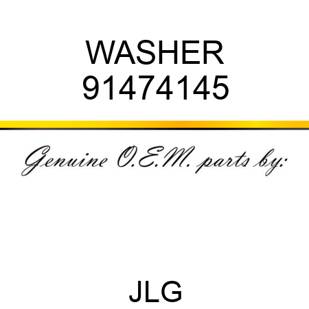 WASHER 91474145