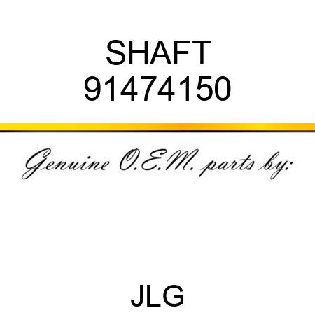 SHAFT 91474150