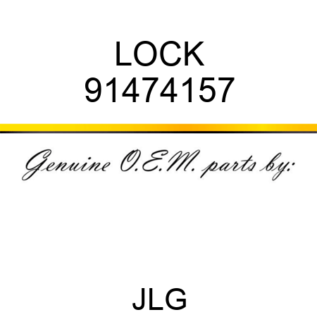 LOCK 91474157