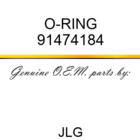 O-RING 91474184