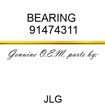 BEARING  91474311