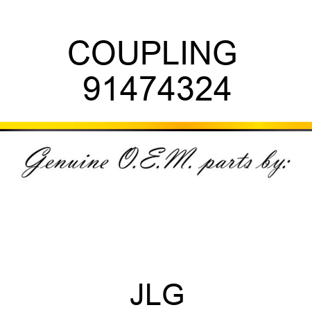 COUPLING  91474324