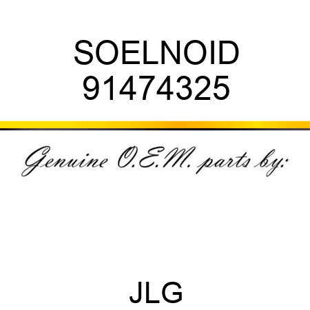 SOELNOID 91474325