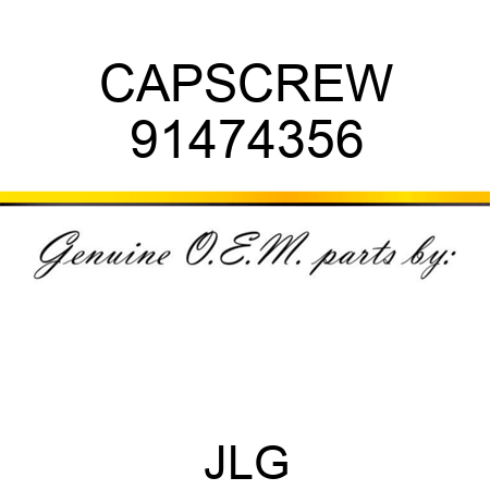 CAPSCREW 91474356