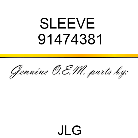 SLEEVE  91474381