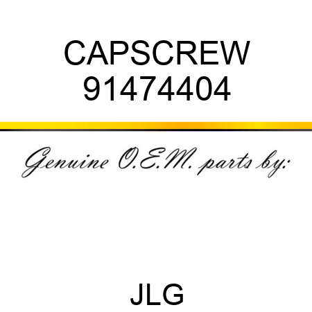 CAPSCREW 91474404