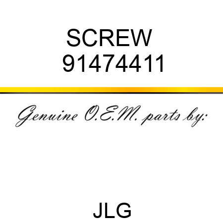 SCREW  91474411