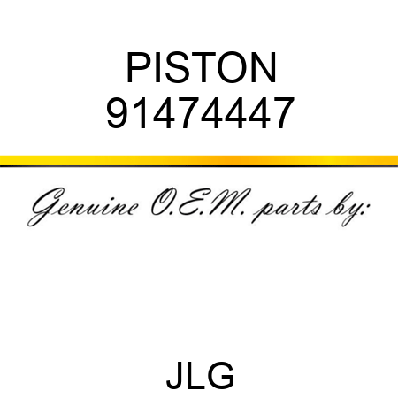 PISTON 91474447