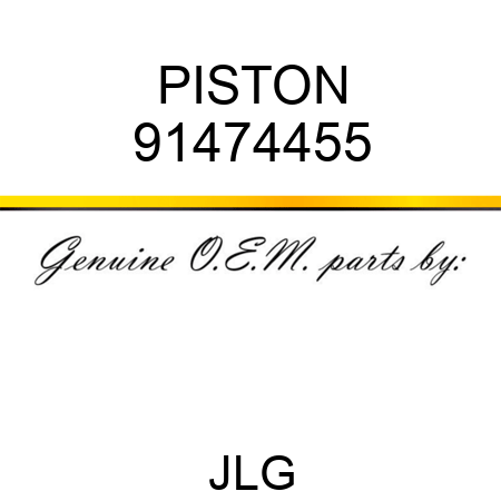 PISTON 91474455