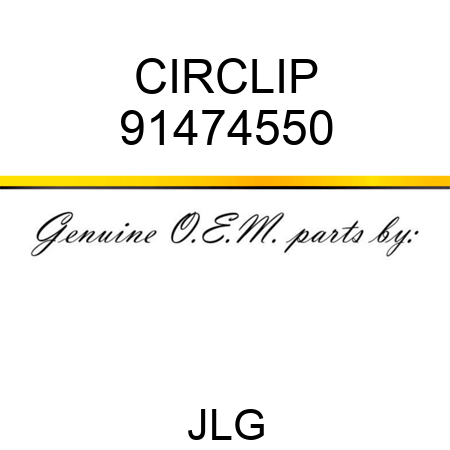 CIRCLIP 91474550