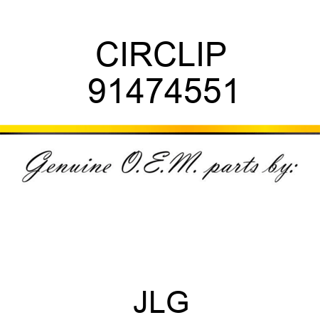 CIRCLIP 91474551