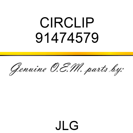 CIRCLIP 91474579