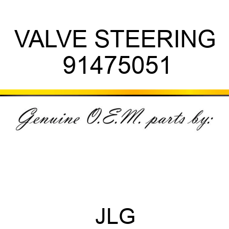 VALVE STEERING 91475051