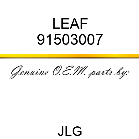 LEAF 91503007