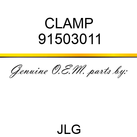 CLAMP 91503011