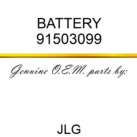 BATTERY 91503099