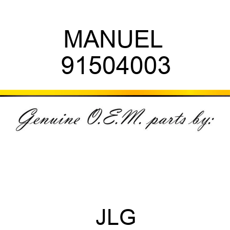 MANUEL  91504003