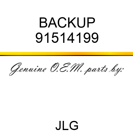 BACKUP 91514199