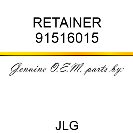 RETAINER 91516015