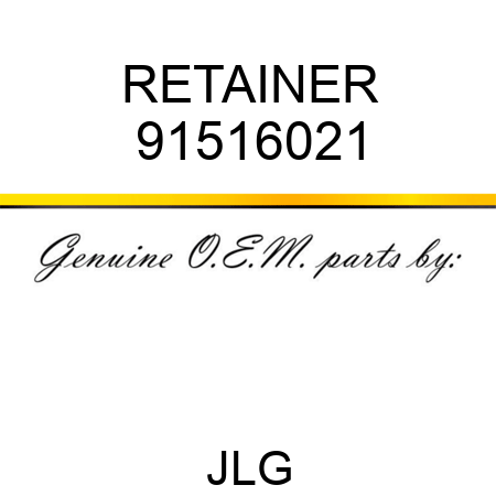 RETAINER 91516021