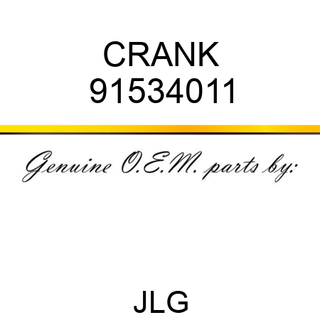 CRANK 91534011