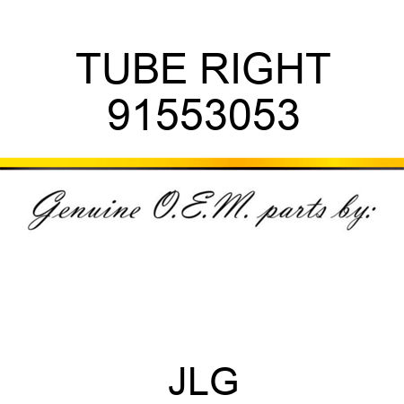 TUBE RIGHT 91553053