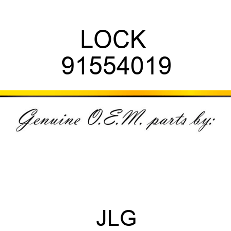 LOCK  91554019