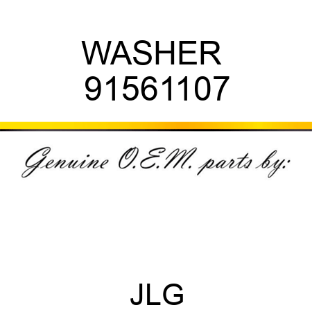 WASHER  91561107